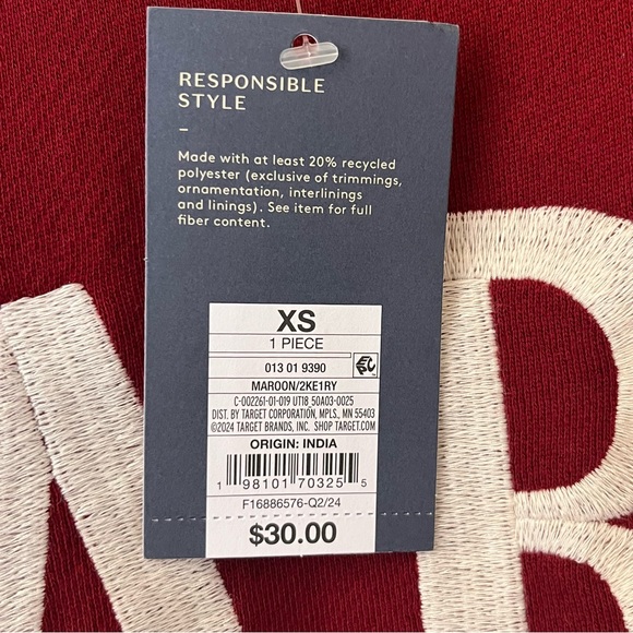 Universal Thread Paris Sport Crewneck Sweatshirt NWT Size XS - Picture 8 of 10